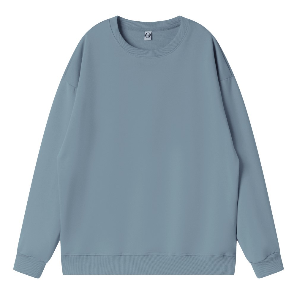 Customize Crewneck Sweatshirt  Light Grey Blue